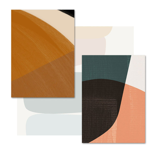 Abstract sofa with frame and background wall