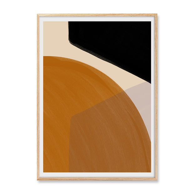 Abstract sofa with frame and background wall