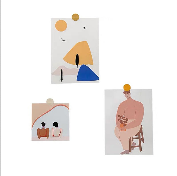 Simple Decorative Card Wall Bedroom Photo Frame Wall Sticker