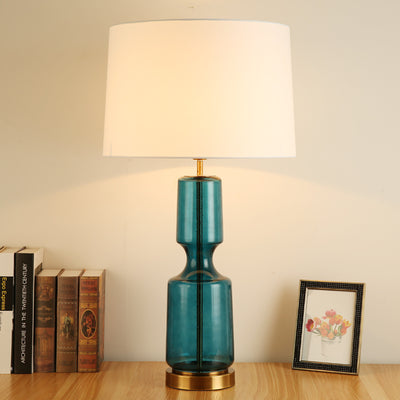 Simple Glass Art Table Bedroom Living Room Creative Lamps